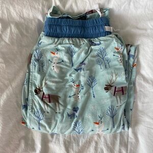 Little sleepies frozen Olaf and friends pj pants